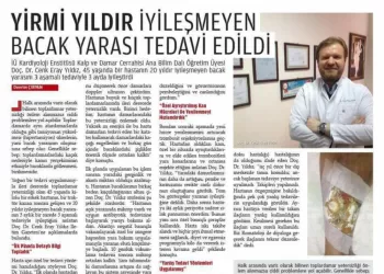 İstanbul Üniversitesi İletim Gazetesi Prof. Dr. Cenk Eray Yıldız Haberi