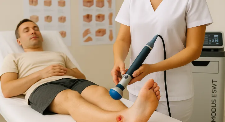 Açık Ayak Yaralarının Tedavisi Modus Focused ESWT Shockwave Therapy